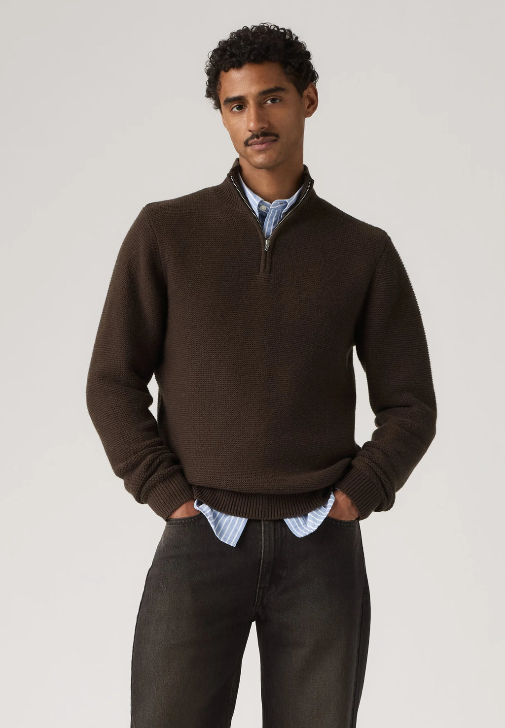 Levi's Housemark Quarter Zip Sweater
