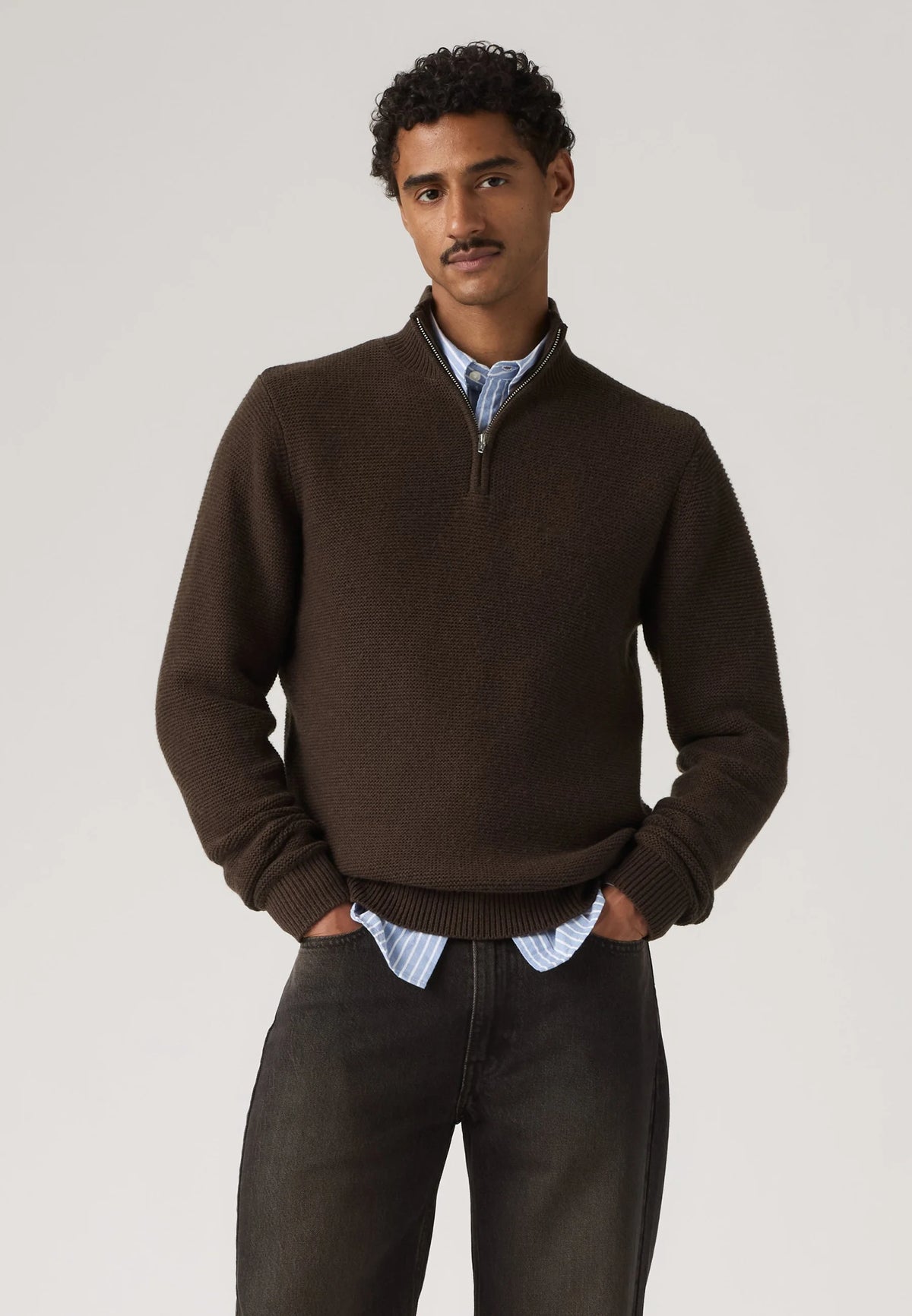 Levi's Housemark Quarter Zip Sweater