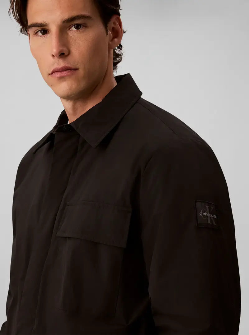 Calvin Klein Jeans Padded Nylon Shirt Jacket