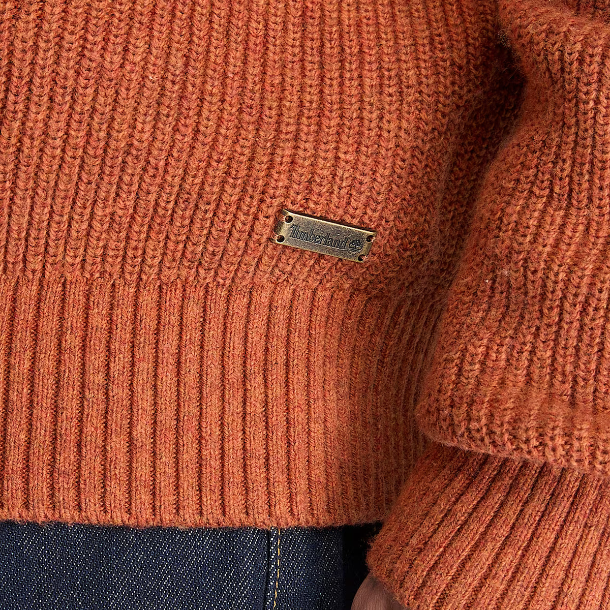 Timberland Cotton Blend Raglan Sleeve Crewneck