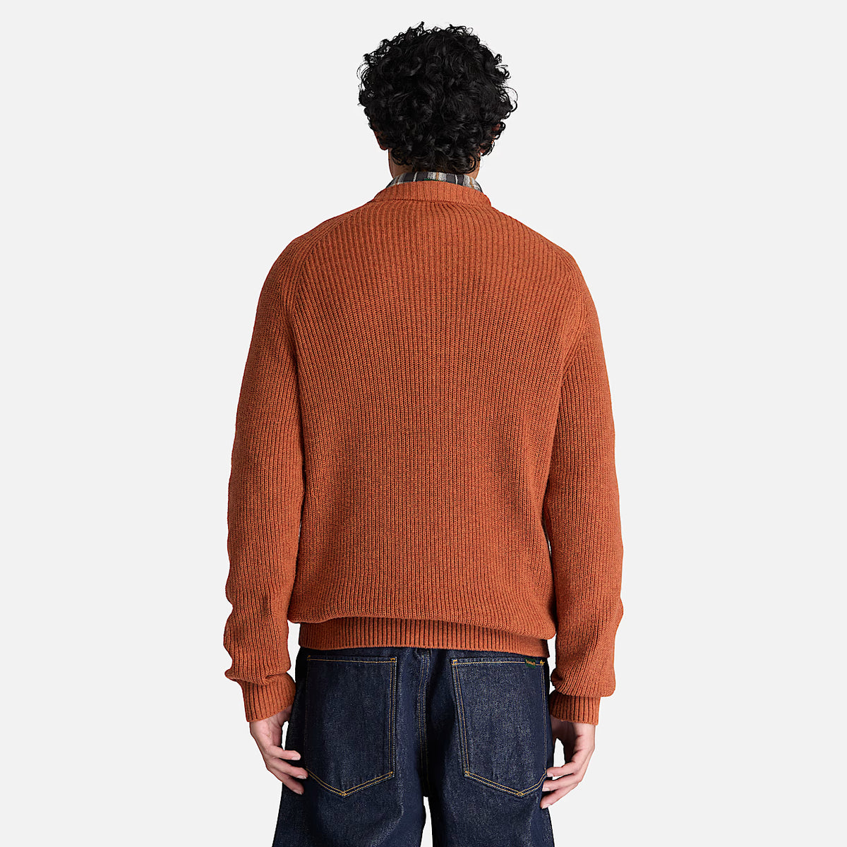 Timberland Cotton Blend Raglan Sleeve Crewneck