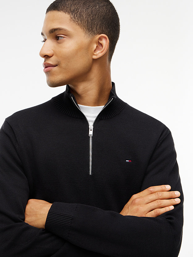 Tommy Jeans Slim Essential Light 1/4 Zip Sweater