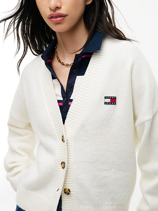 Tommy Jeans Badge Fluffy Cardigan
