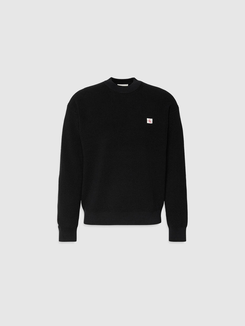 Calvin Klein Jeans Classic Cotton Waffle Crewneck
