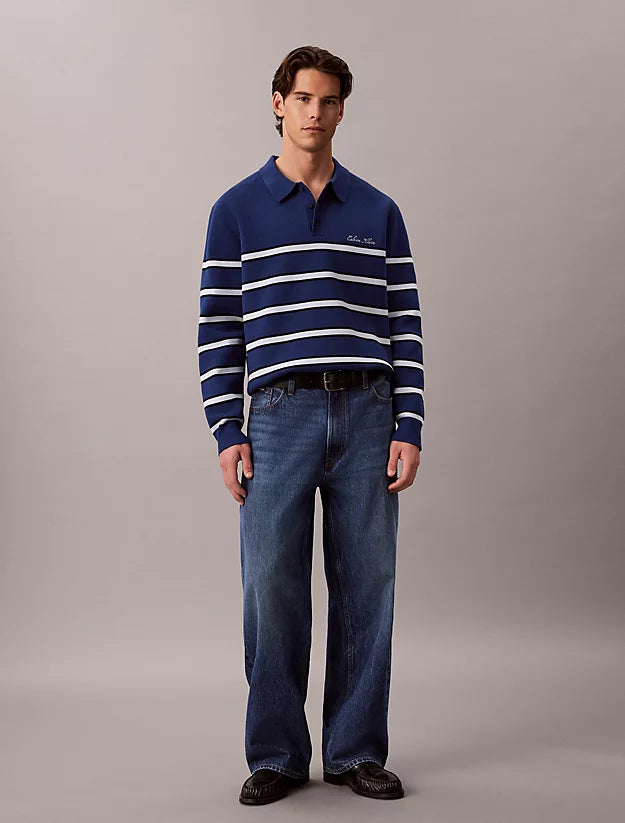 Calvin Klein Jeans Cotton Stripe Polo