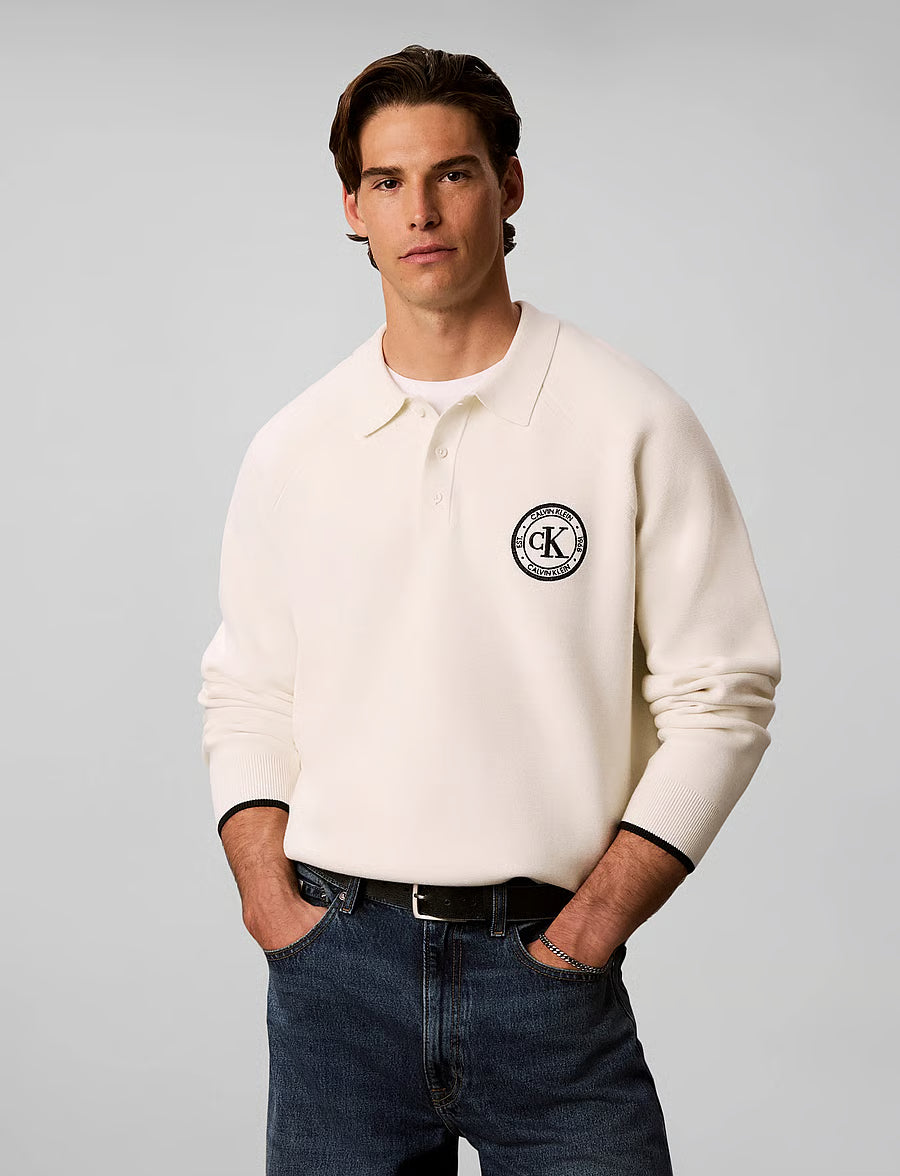 Calvin Klein Jeans Varsity Logo Polo