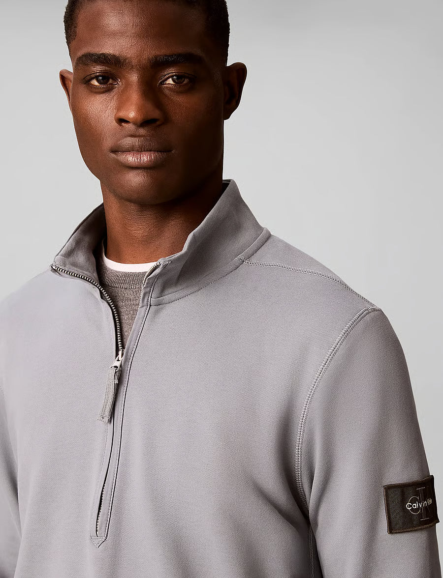 Calvin Klein Jeans 350Terry Badge Quarter Zip
