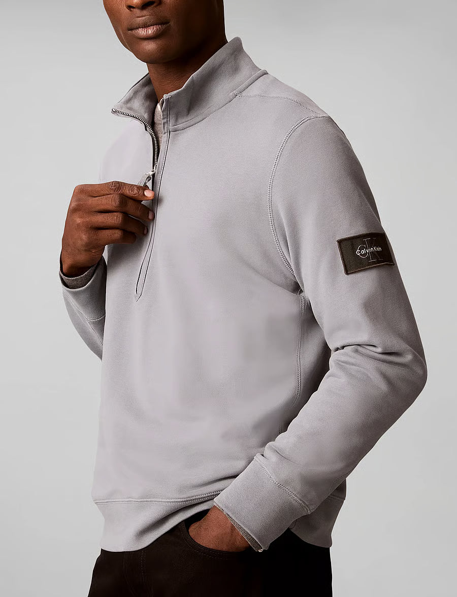 Calvin Klein Jeans 350Terry Badge Quarter Zip