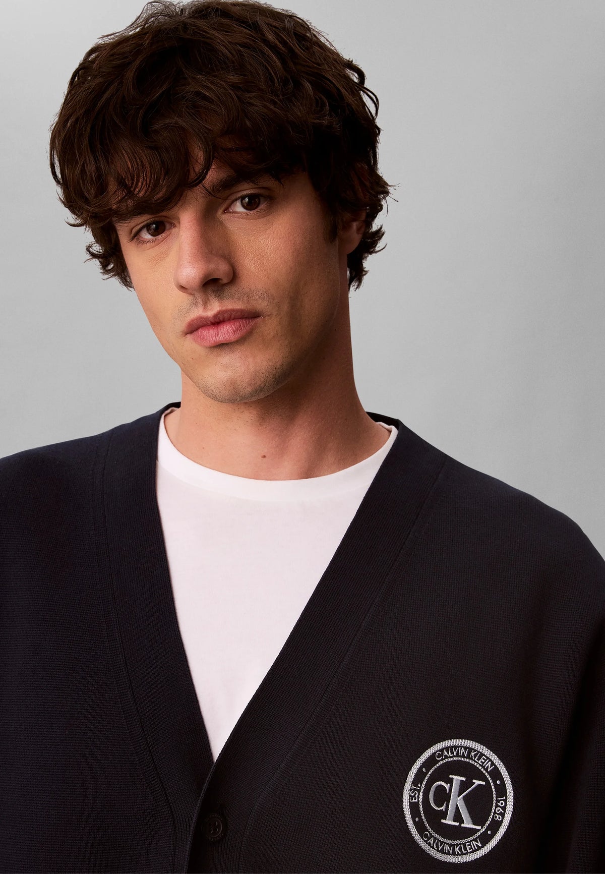 Calvin Klein Jeans Varsity Logo Cardigan